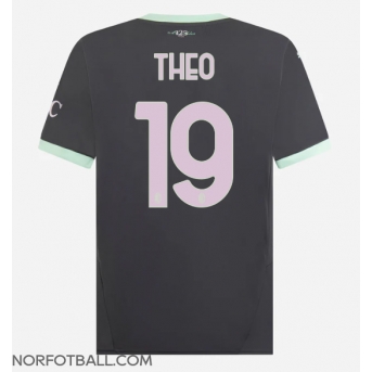 Billige Fotballdrakt AC Milan Theo Hernandez #19 Replika Tredjedrakt 2024-25 Kortermet